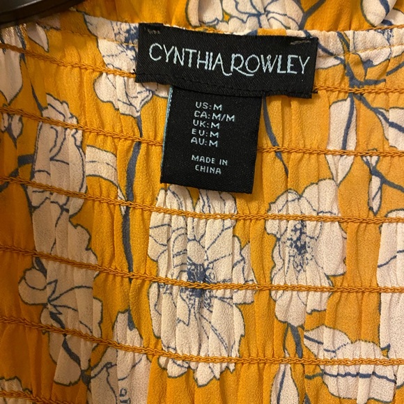 CYNTHIA ROWLEY BLOUSE - Picture 3 of 5